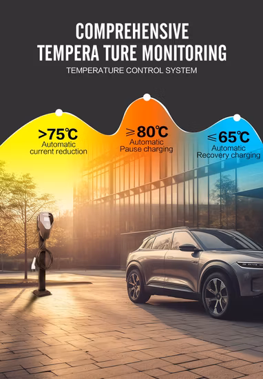 Caricatore EV per stazione di ricarica per auto elettrica portatile 3 fasi da 380 V 22 kW da 8 a 32 A con ricarica rapida trifase con schermo LCD