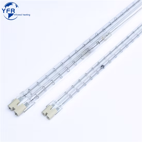 Lampada per polimerizzazione della vernice a infrarossi a onde corte rimovibile CE 2000W personalizzata di marca di precisione per il riscaldamento di cottura e asciugatura dell'auto